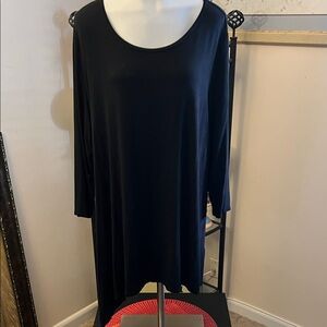Alfani Black Assymetrical plus top or dress